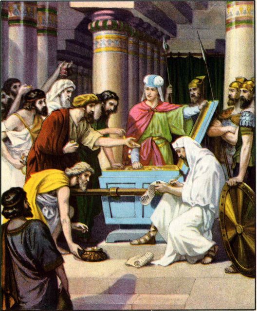 King Jehoash Collects Funds to Repair the Temple II KIngs 12:9-14