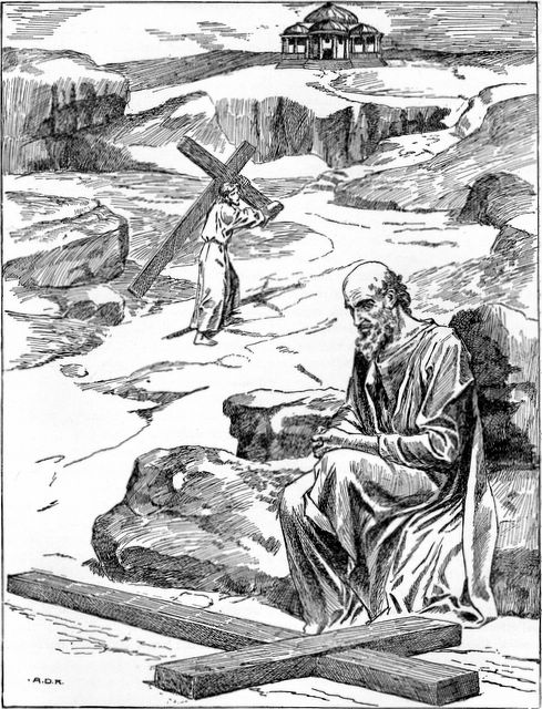 scan0036 And he that taketh not his cross, and followeth after me, is not worthy of me Matthew 10:38