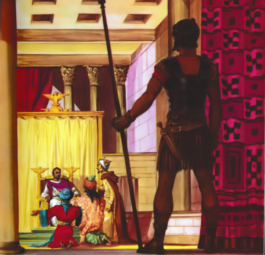 The magi talk with King Herod (Matthew 2:1-2)