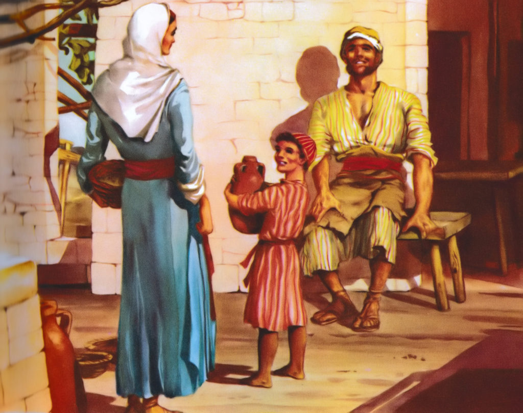 Jesus grows up in Nazareth (Luke 2:39-40)