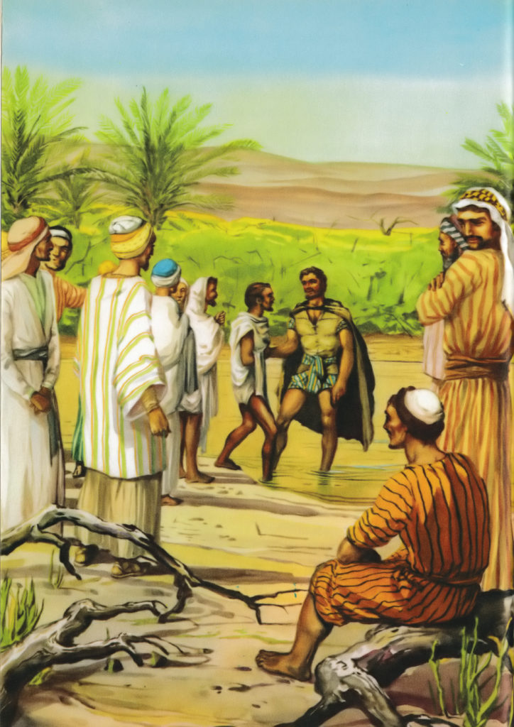 John baptizing many (Matthew 3:5-6)