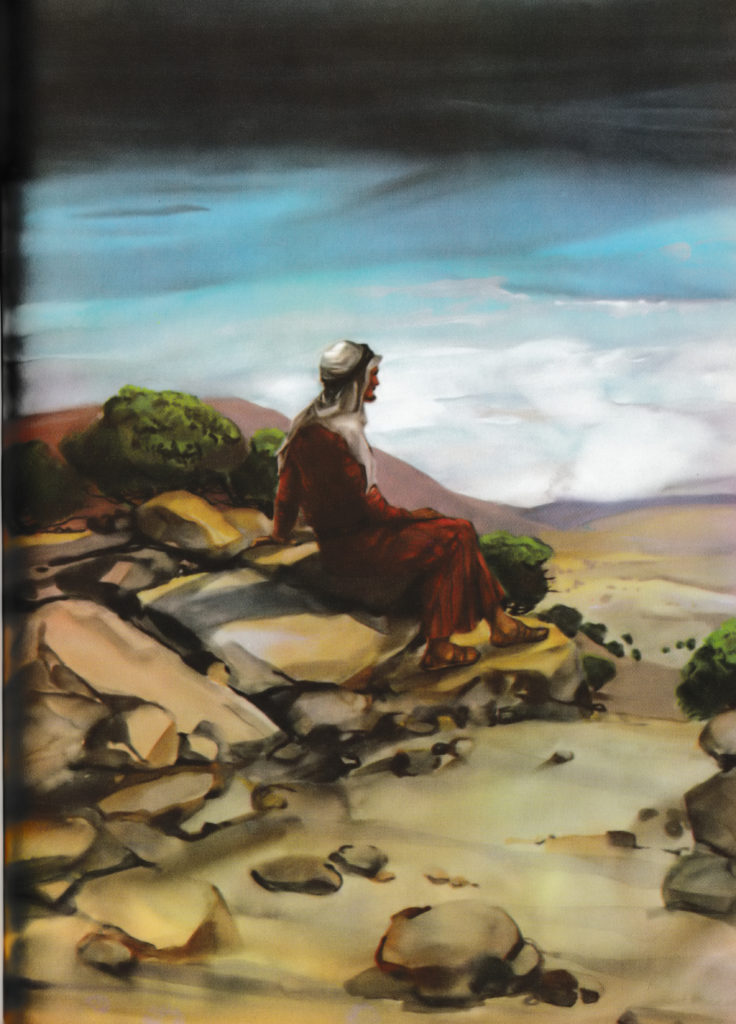Jesus went on a mountain to pray by himself (Matthew 14:23)