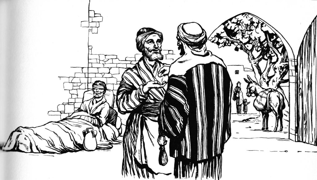 The good Samaritan (Luke 10:33-35)
