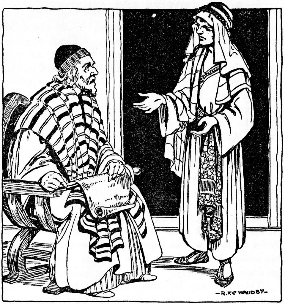 A son asks for his inheritance (Luke 15:12)