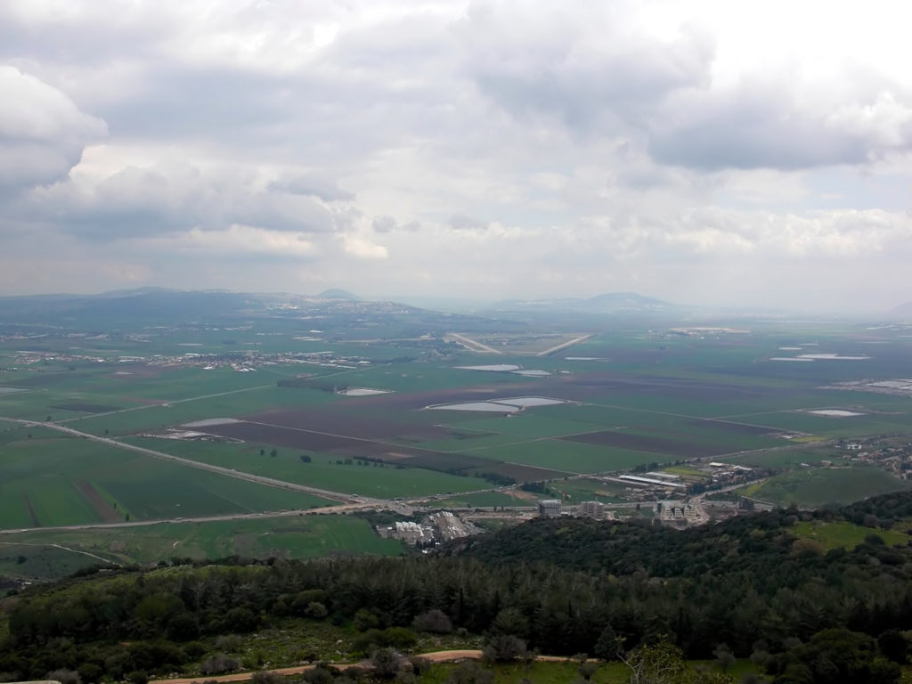 The Valley of Jezreel from Mount Carmel