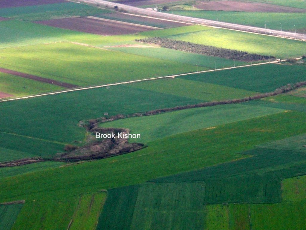 Looking down from Mount Carmel