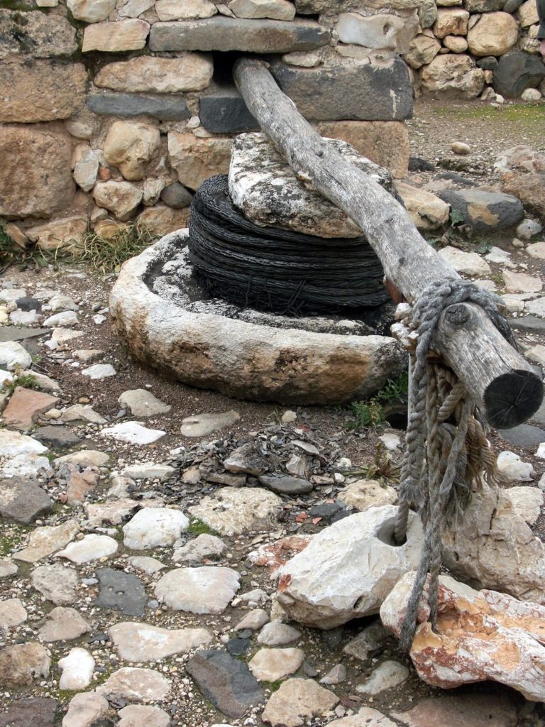 An olive press from the time of Amos